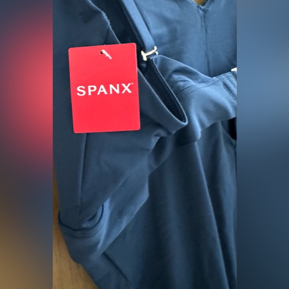 NWT SPANX Classic SunKissed Navy One Piece Swimsuit Plus Size 3X - Picture 8 of 9